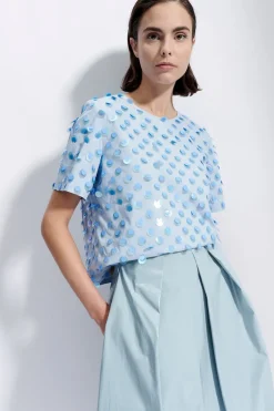 Dames top blauw
