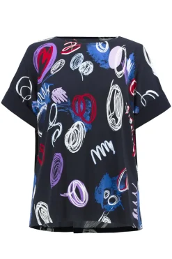Dames top blauw