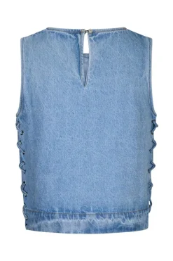 Dames top blauw