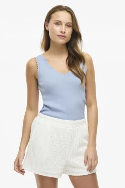 Dames top blauw
