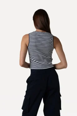 Dames top blauw