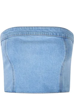 Dames top blauw