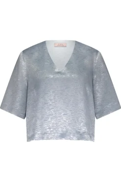 Dames top blauw