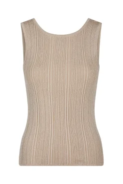 Dames top bruin