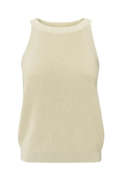 Dames top bruin