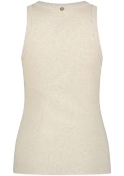 Dames top ecru
