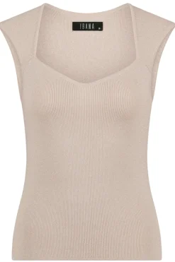 Dames top ecru
