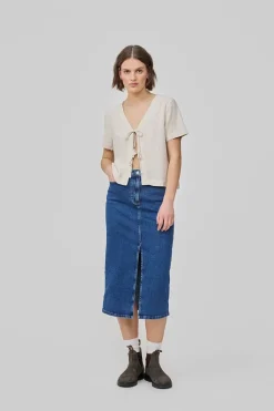 Dames top ecru