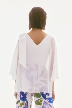 Dames top ecru