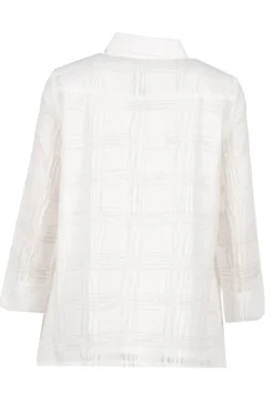 Dames top ecru