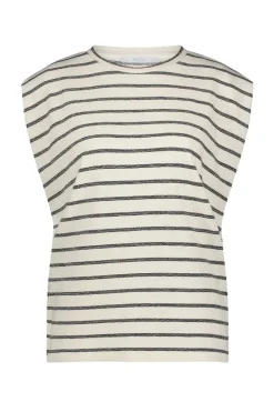 Dames top ecru