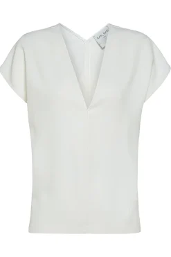 Dames top ecru