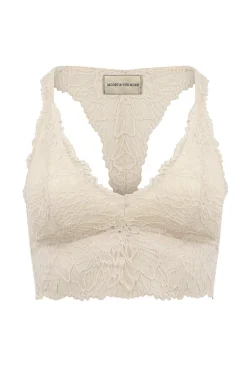 Dames top ecru