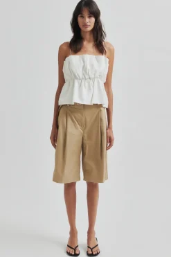Dames top ecru