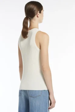 Dames top ecru