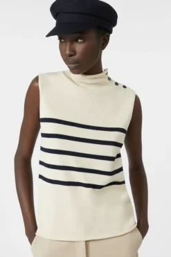 Dames top ecru