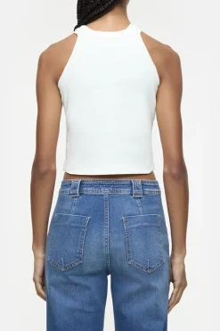 Dames top ecru