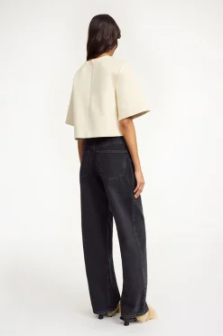 Dames top ecru