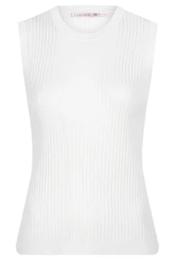 Dames top ecru