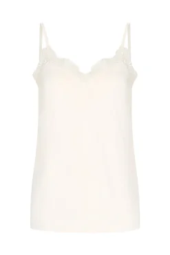 Dames top ecru