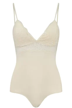 Dames top ecru