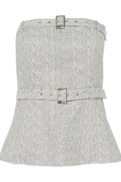 Dames top grijs