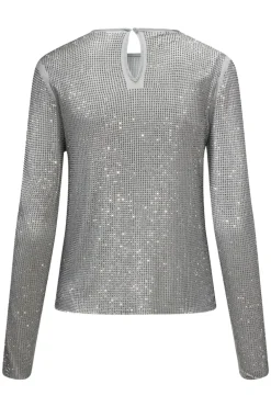 Dames top grijs