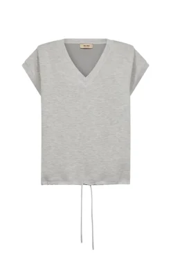 Dames top grijs