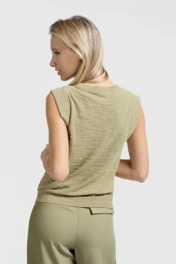 Dames top groen