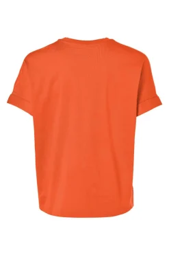 Dames top oranje