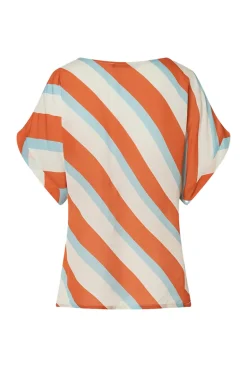 Dames top oranje