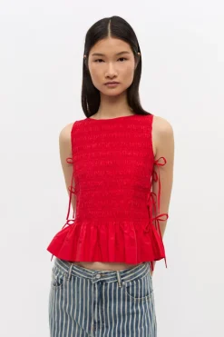 Dames top rood