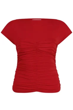 Dames top rood