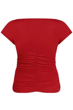 Dames top rood