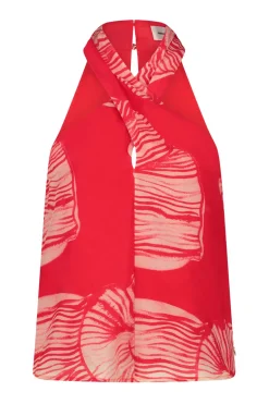 Dames top rood
