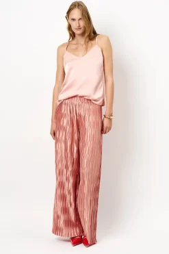 Dames top rose