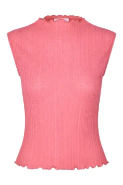 Dames top rose