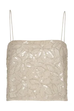 Dames top zilver