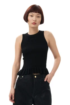 Dames top zwart