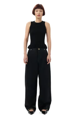 Dames top zwart