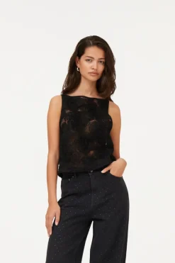 Dames top zwart