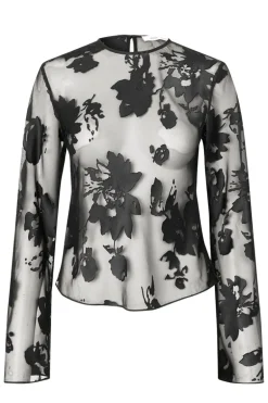 Dames top zwart