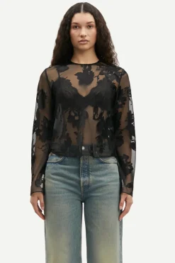 Dames top zwart