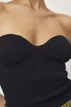 Dames top zwart