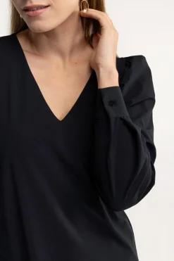 Dames top zwart