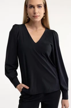 Dames top zwart
