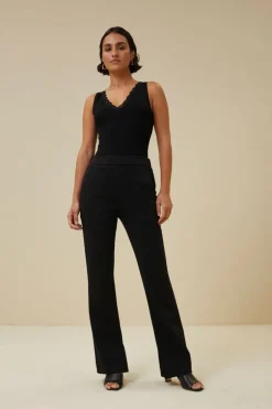 Dames top zwart