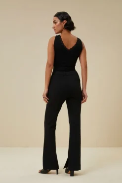 Dames top zwart