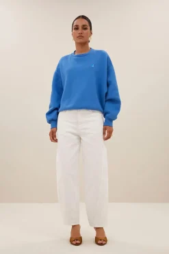 Dames trui blauw