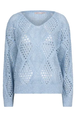 Dames trui blauw